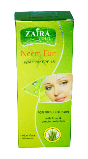 Zaira Neem Fair Sunscreen Cream – 60ml